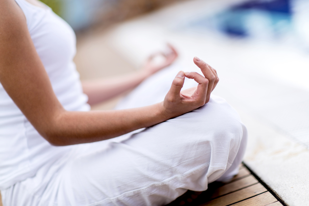 bigstock Yoga woman meditating